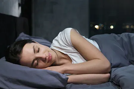 woman sleeping in bed bug free bed